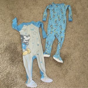 Baby boy zipper Mickey pjs